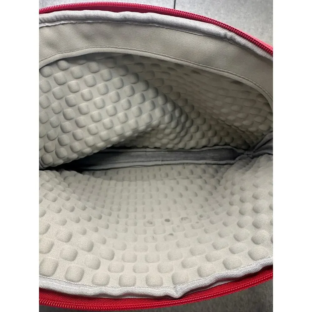 Mosiso Laptop Sleeve Bag Padded Zipper Pocket Red Tech